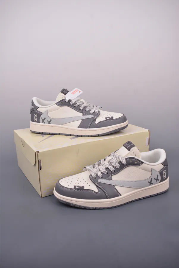Fraent x Travis Scott x Violent Bear Air 1 Low Triple Collaboration