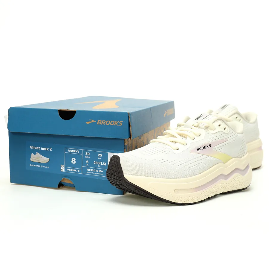 Brooks Ghost Max 2 Premium Running Shoe with Enhanced Cushioning and Breathable Mesh Upper