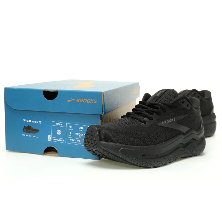 Brooks Ghost Max 2 Premium Running Shoe with Wide Fit and Enhanced Cushioning