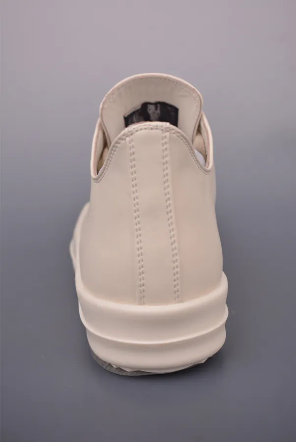 Ri Owens RO Mega Premium Leather Low Top Sneaker