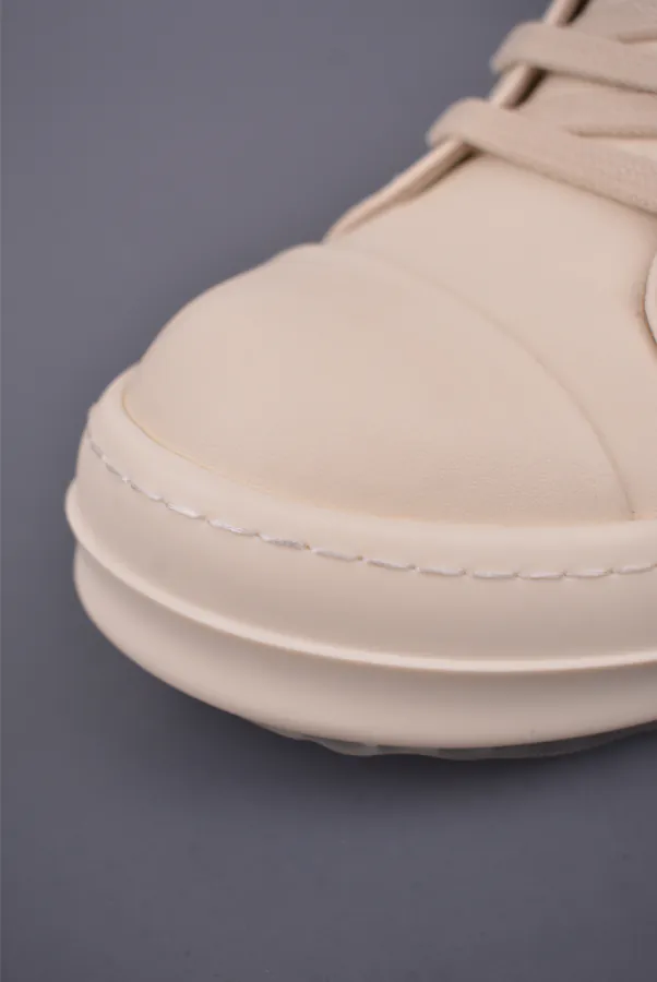 Ri Owens RO Mega Premium Leather Low Top Sneaker