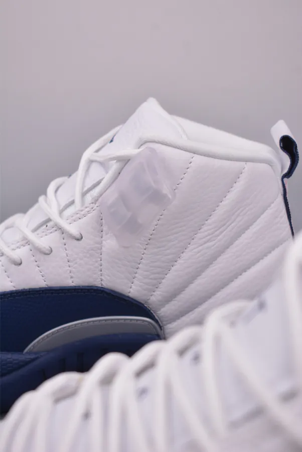CX Exclusive 12 White Blue Men's Basketball Shoes