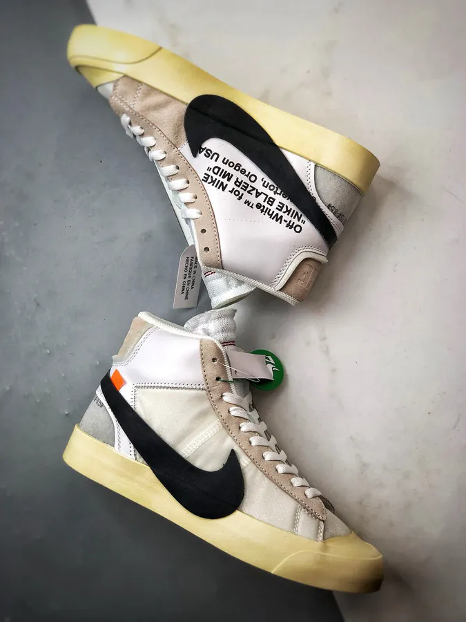 OFF WHITE x NK Blazer The Ten in Beige