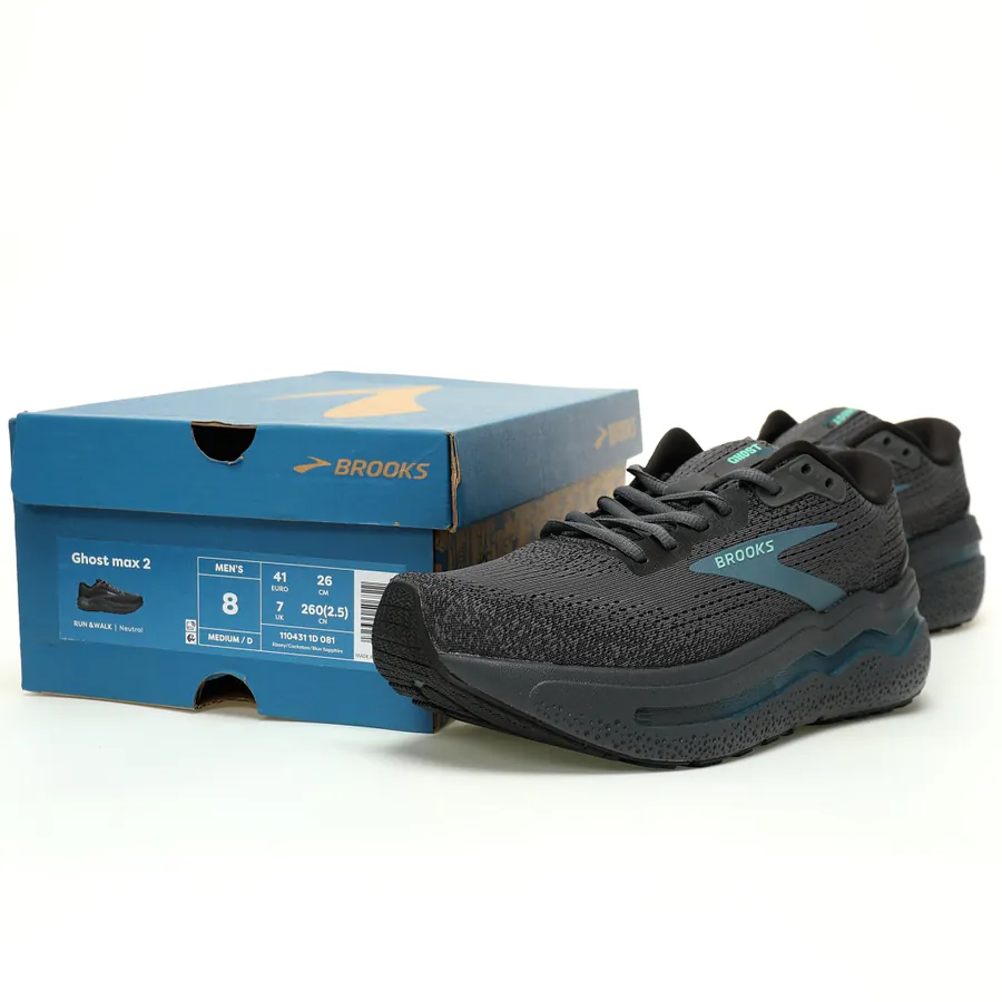 Brooks Ghost Max 2 Low Top Thick Sole Breathable Cushioning Running Shoes