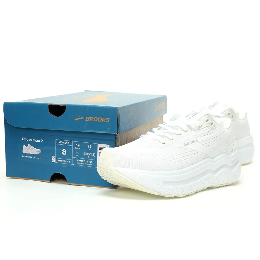 Brooks Ghost Max 2 Premium Running Shoes with Wide Fit and Enhanced Cushioning