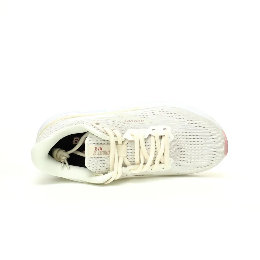 Brooks Ghost Max 2 Low Top Thick Sole Breathable Cushioning Support Running Shoes