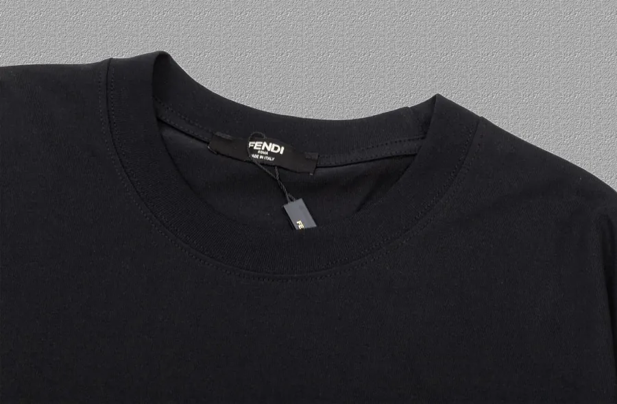 FENDI 25ss Printed Round Neck Short Sleeve T Shirt