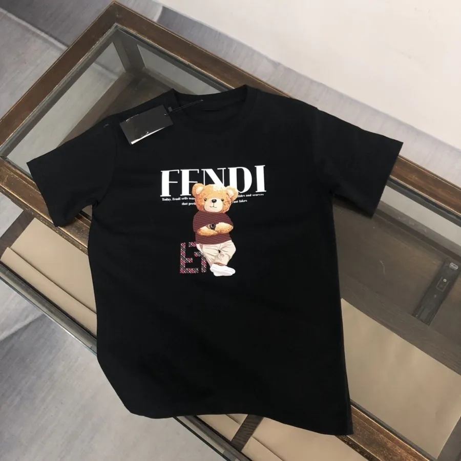 Fendi 25ss Printed Round Neck Short Sleeve T Shirt