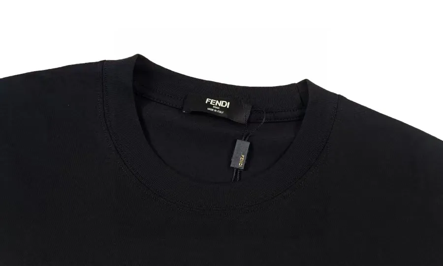 FENDI 25ss Printed Round Neck Short Sleeve T Shirt