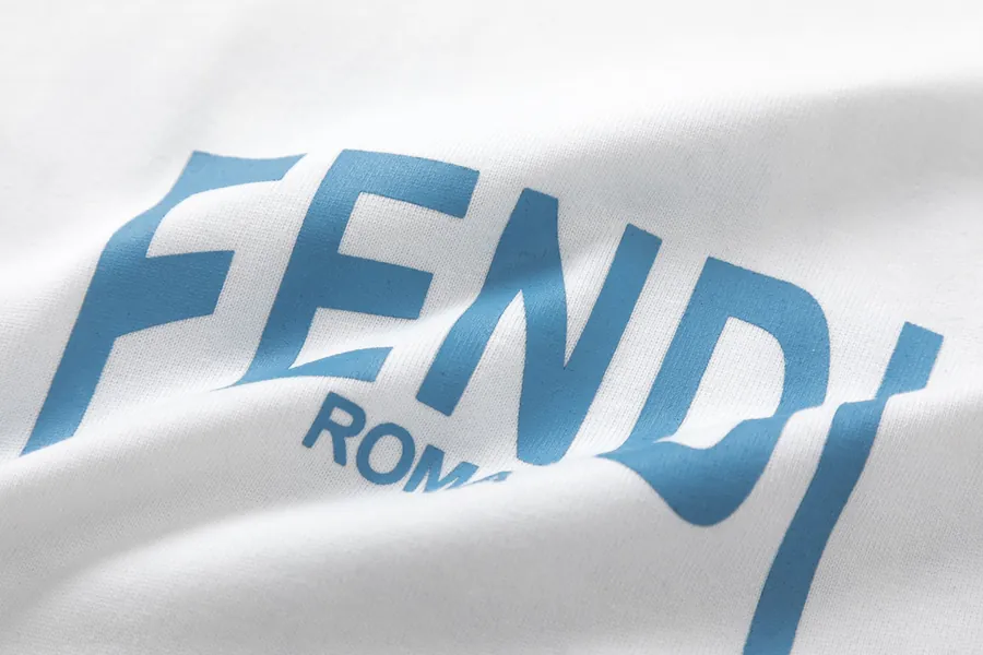 FENDI 25ss Printed Round Neck Short Sleeve T Shirt