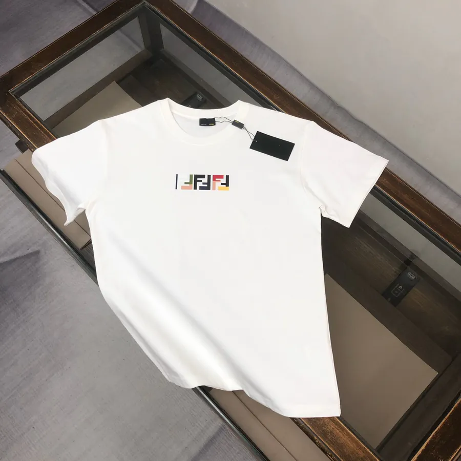 FENDI 25ss Printed Round Neck Short Sleeve T Shirt