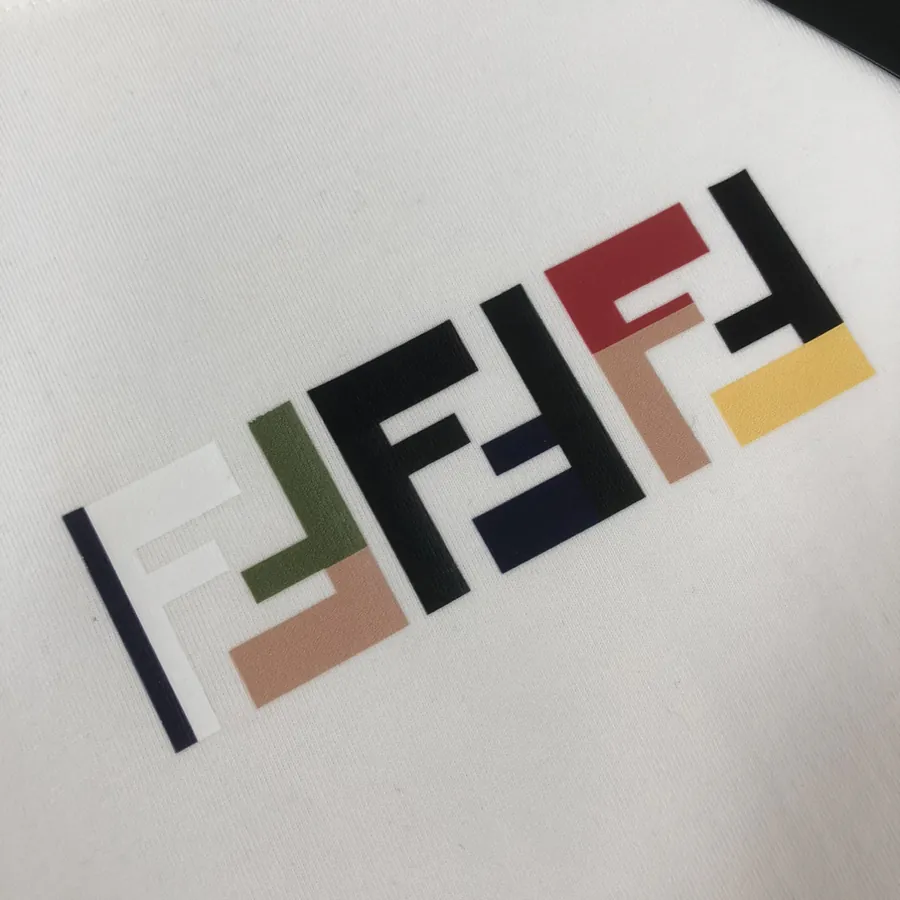 FENDI 25ss Printed Round Neck Short Sleeve T Shirt