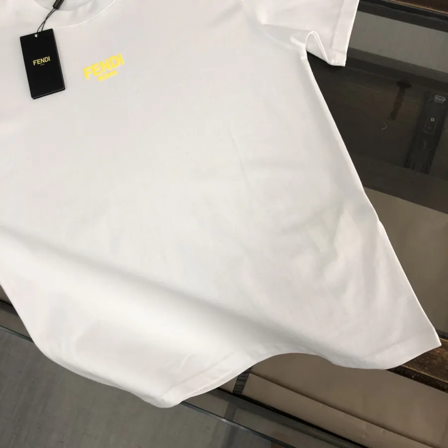 FENDI 25ss Printed Round Neck Short Sleeve T Shirt