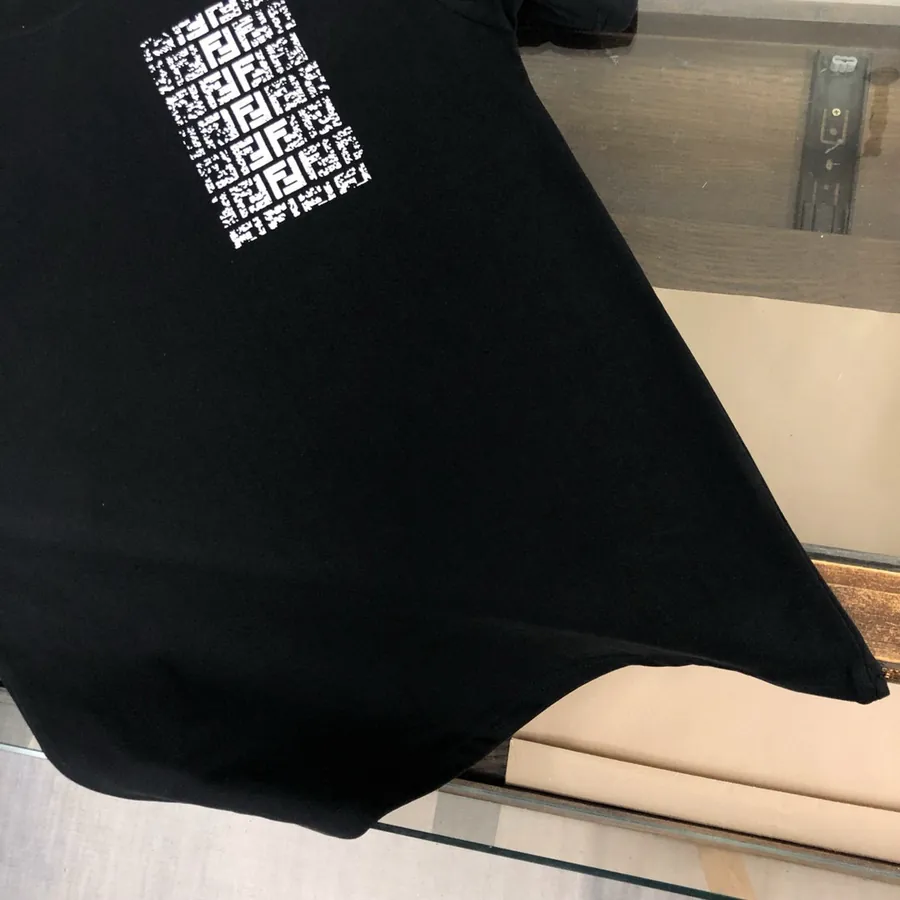 Fendi 25ss Printed Round Neck Short Sleeve T Shirt