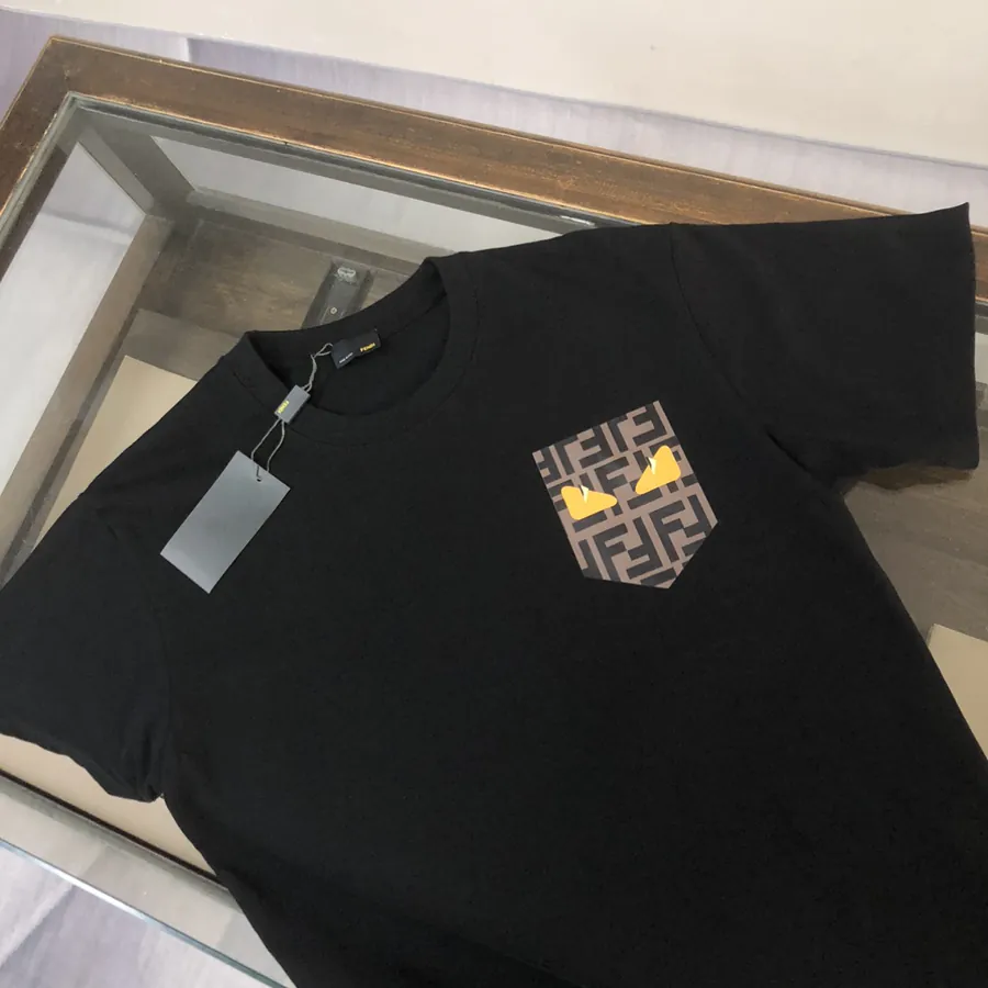 Fendi 25ss Printed Round Neck Short Sleeve T Shirt