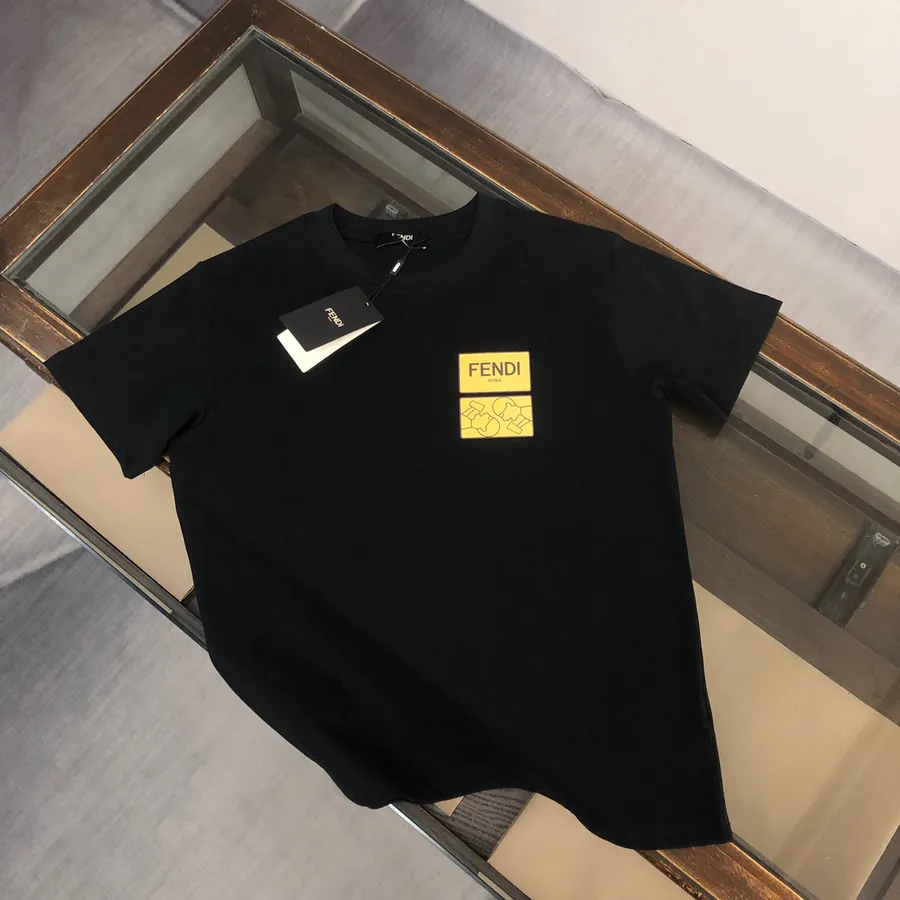 FENDI 25ss Printed Round Neck Short Sleeve T Shirt