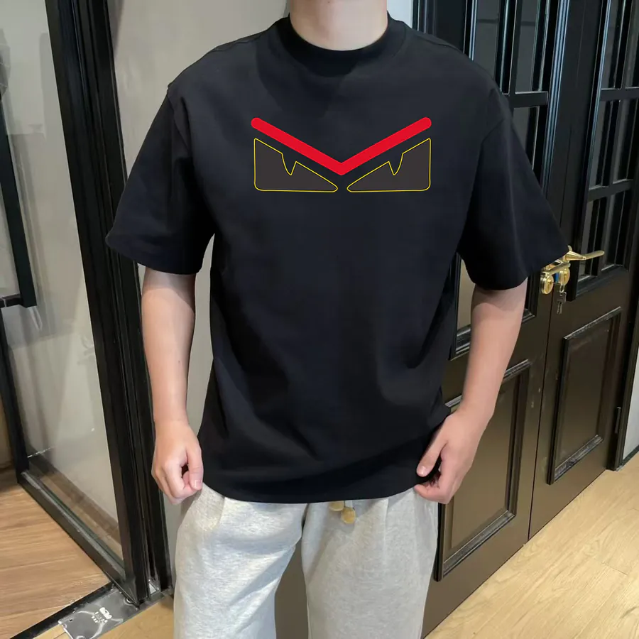 Fendi 25ss Printed Round Neck Short Sleeve T Shirt