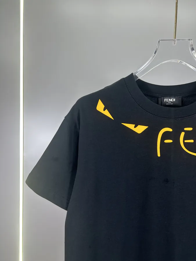 FENDI 2025 Summer New Round Neck Short Sleeve T Shirt