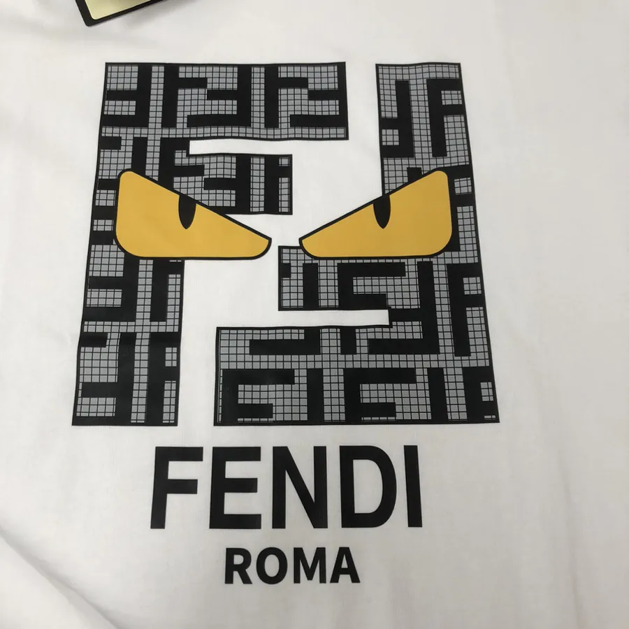 FENDI 2025 Summer New Round Neck Short Sleeve T Shirt