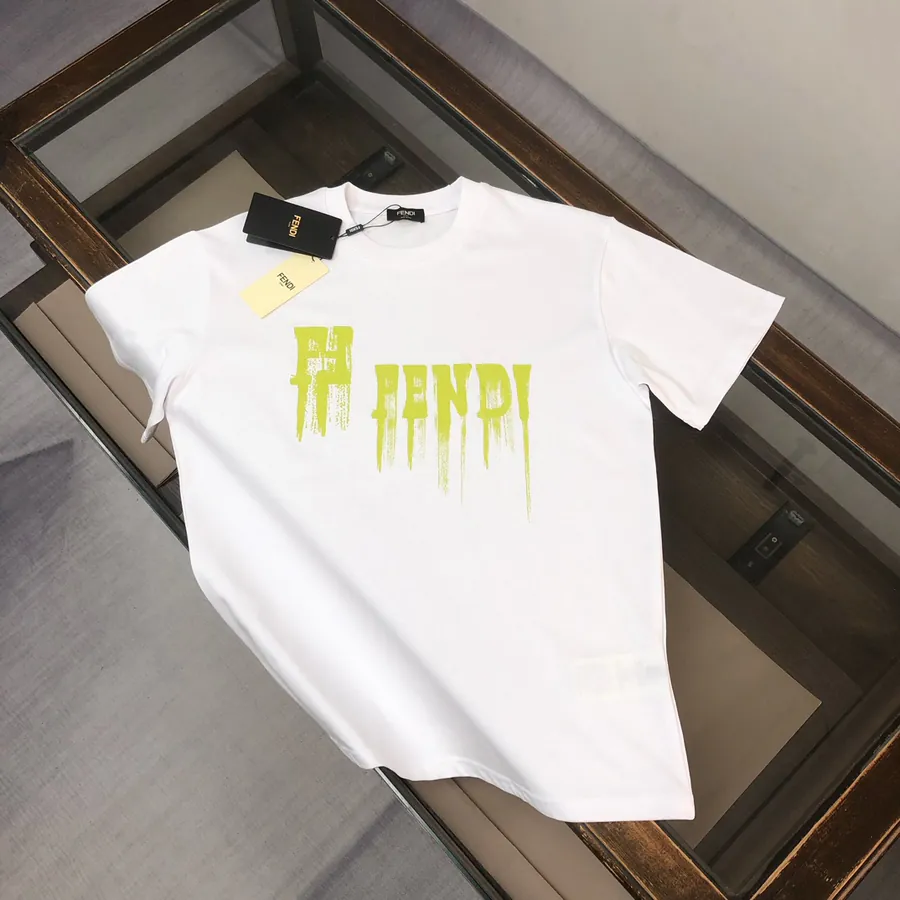 FENDI 2025 Summer New Round Neck Short Sleeve T Shirt