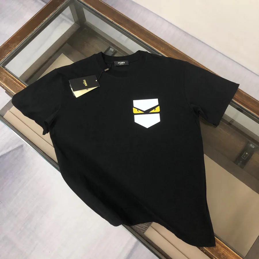 FENDI 2025 Summer Round Neck Short Sleeve T Shirt