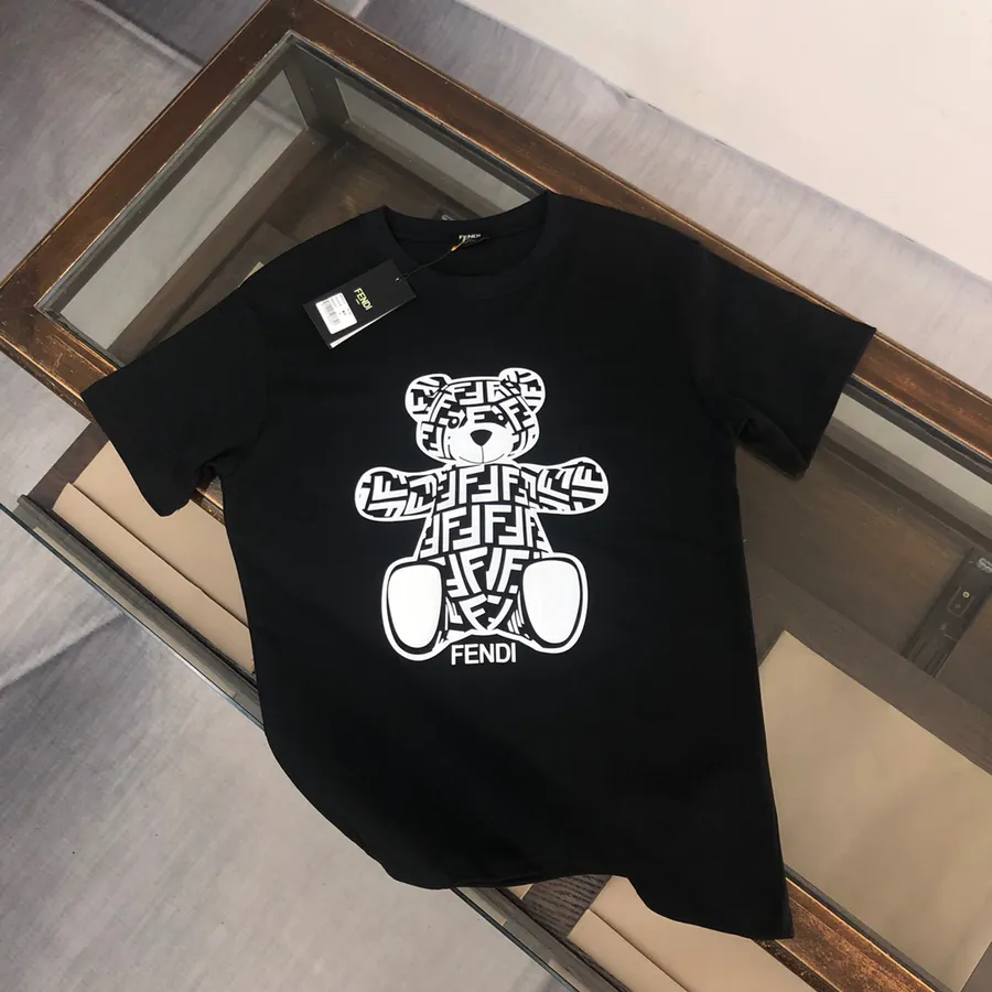 FENDI 2025 Summer Round Neck Short Sleeve T Shirt