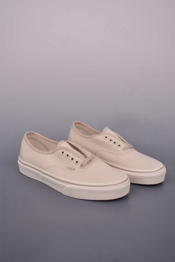 Vans Authentic Classic Beige Low Top Canvas Sneakers