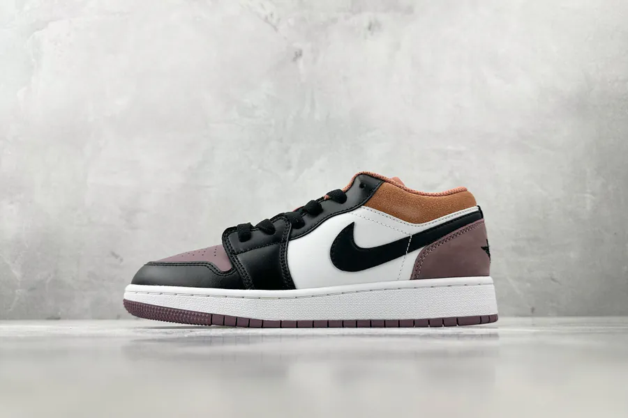 Jordan Air Jordan 1 Low White Brown Purple