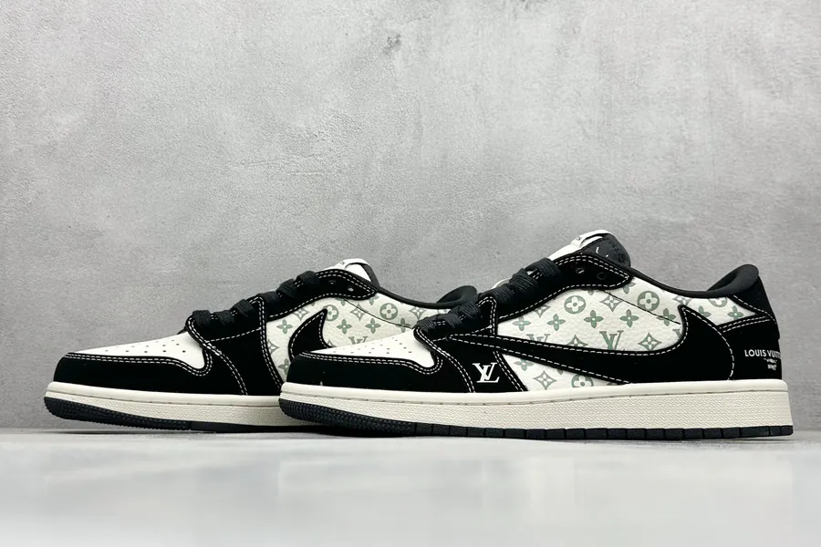 Fraent x Travis Scott x Air 1 Low 三方联名倒钩鞋