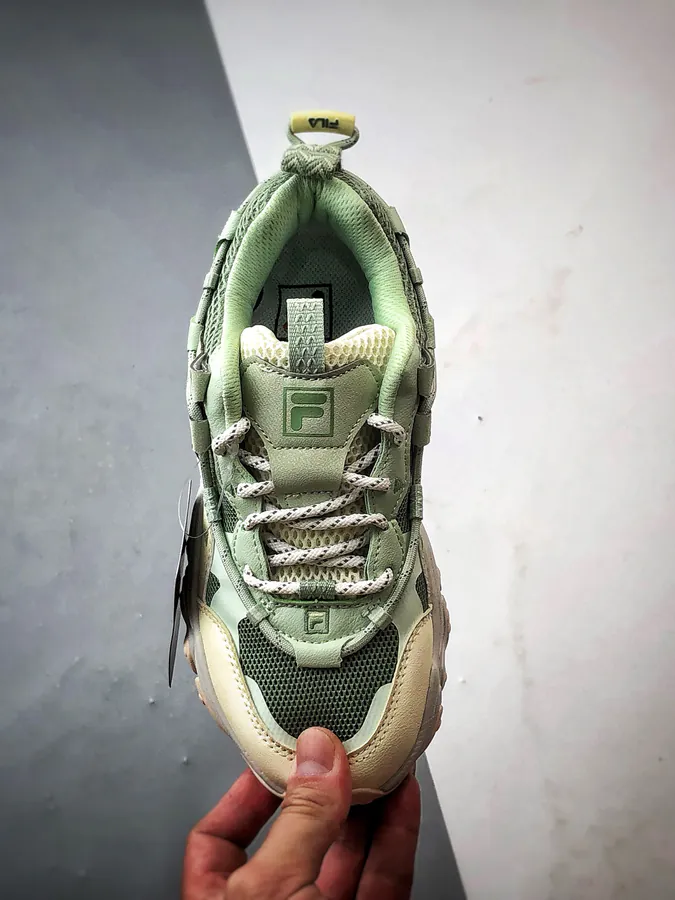 Fila Fluid 5 Green Vintage Style Sneaker