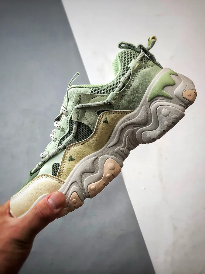 Fila Fluid 5 Green Vintage Style Sneaker
