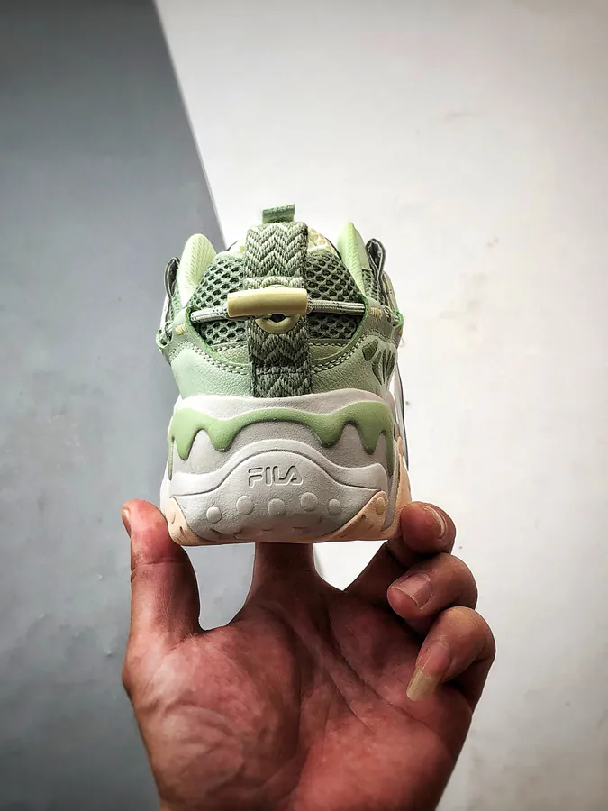 Fila Fluid 5 Green Vintage Style Sneaker