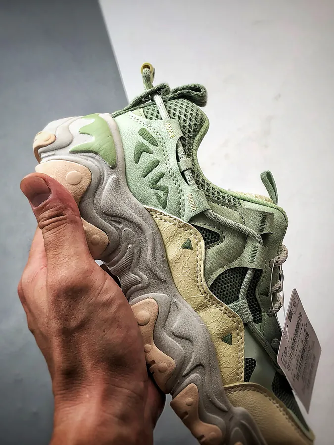 Fila Fluid 5 Green Vintage Style Sneaker
