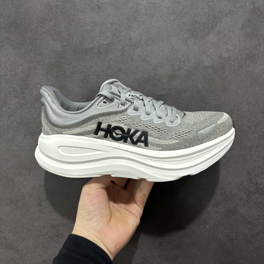 Hoka One One Bondi 9 Wide Comfortable and Durable Running Shoes