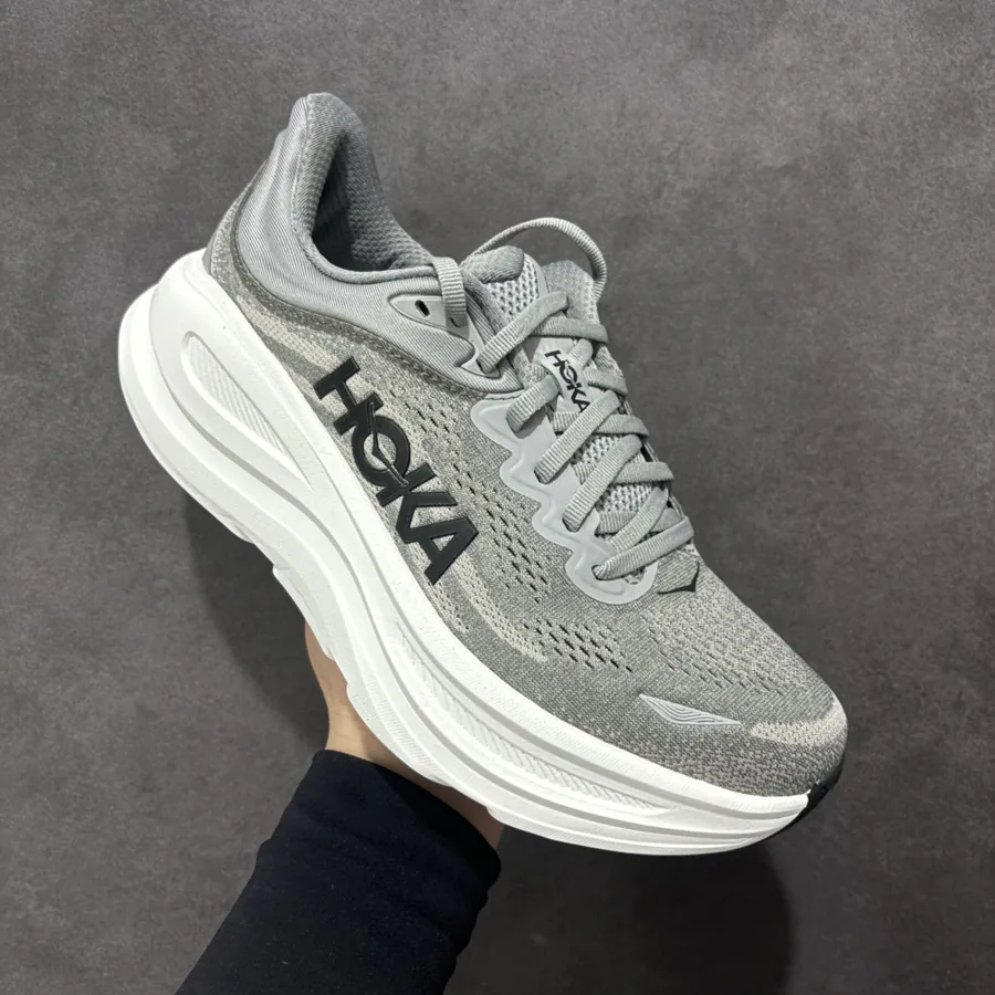 Hoka One One Bondi 9 Wide Comfortable and Durable Running Shoes