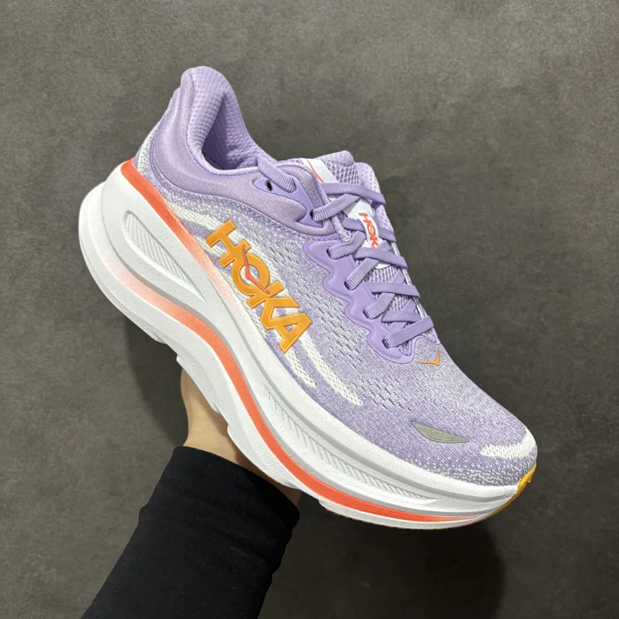 Hoka One One Bondi 9 Wide Comfortable and Durable Running Shoes