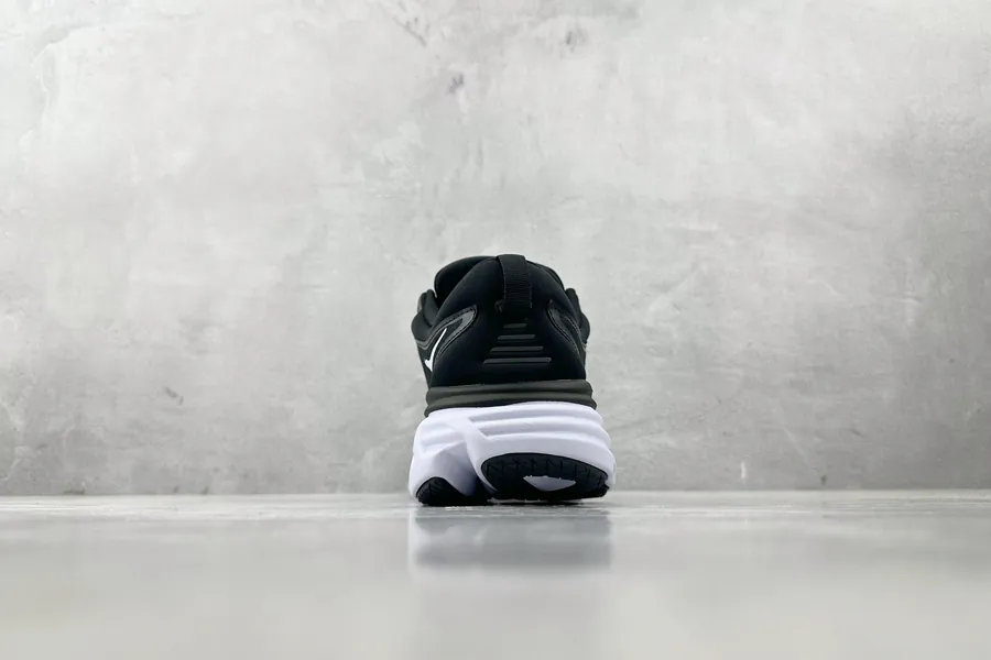Hoka One One Bondi 8 in Black and White