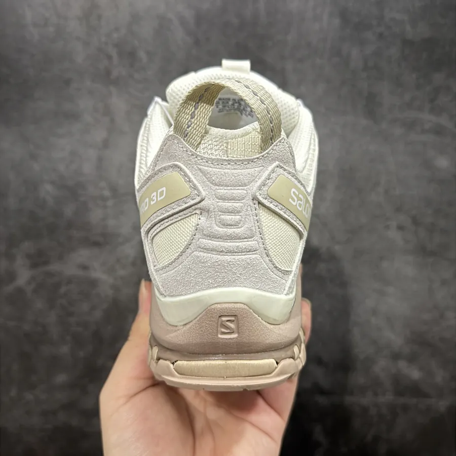 SALOMON XA PRO 3D Low Top Running Shoes Vanilla and Beige