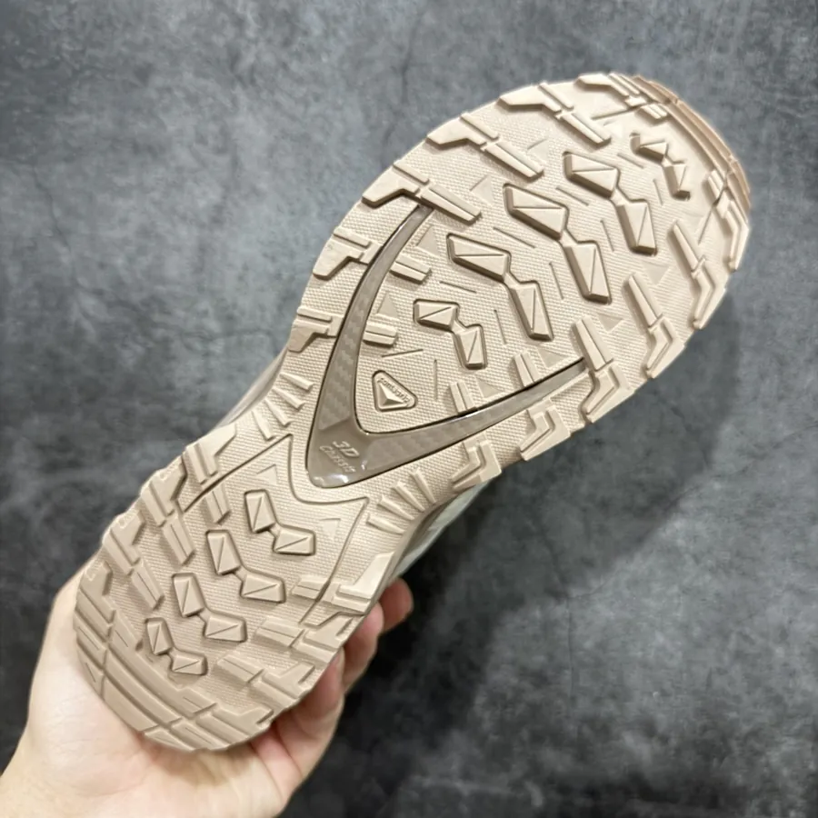 SALOMON XA PRO 3D Low Top Running Shoes Vanilla and Beige