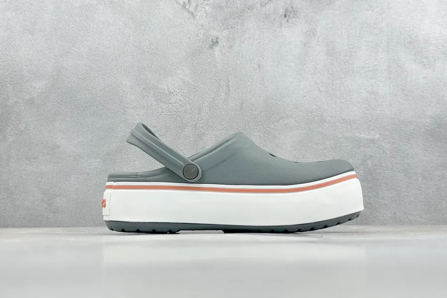 Crocs Crocband Platform Rainbow Comfortable Thick Soles Clogs