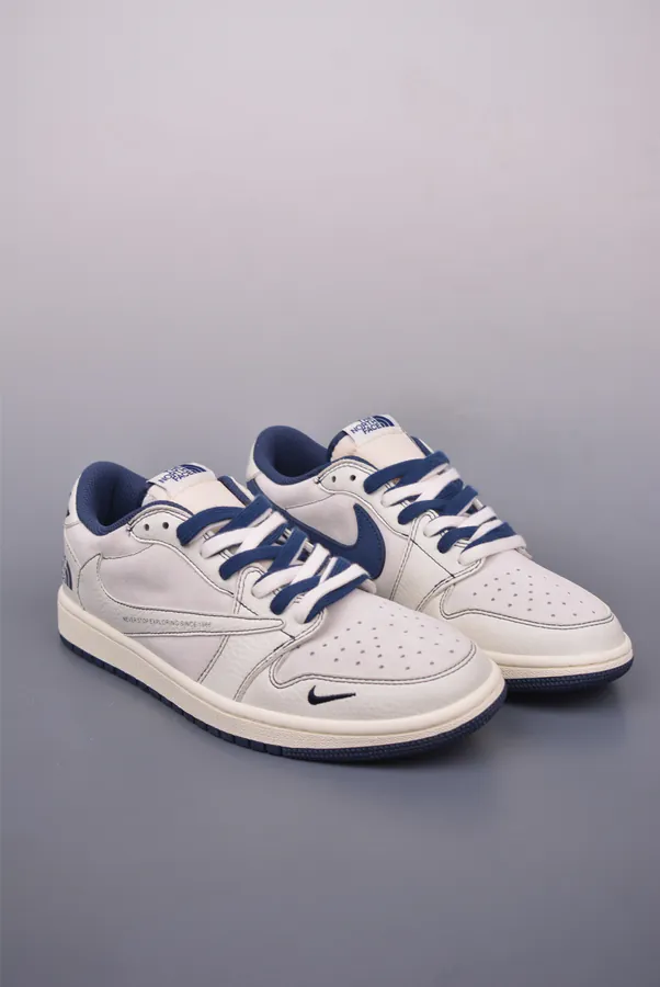 Fraent x Travis Scott x Air 1 Low Triple Collaboration Low Sneaker