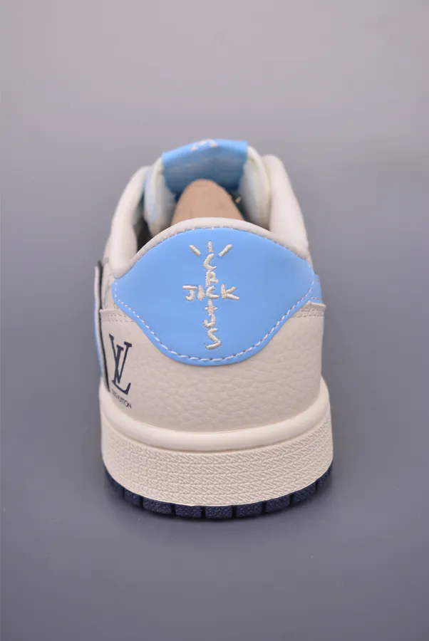 Fraent x Travis Scott x Air 1 Low 三方联名低帮倒钩鞋