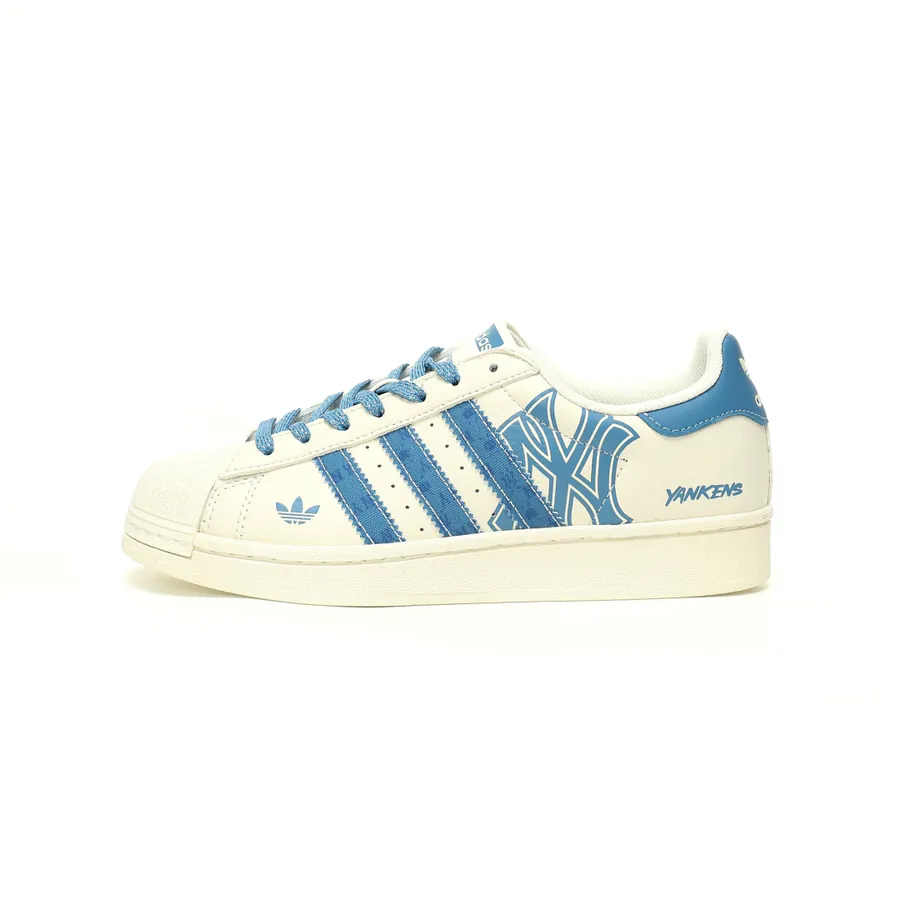 MLB x Adidas Originals Superstar NY Classic Shell Toe Low Top Sneaker