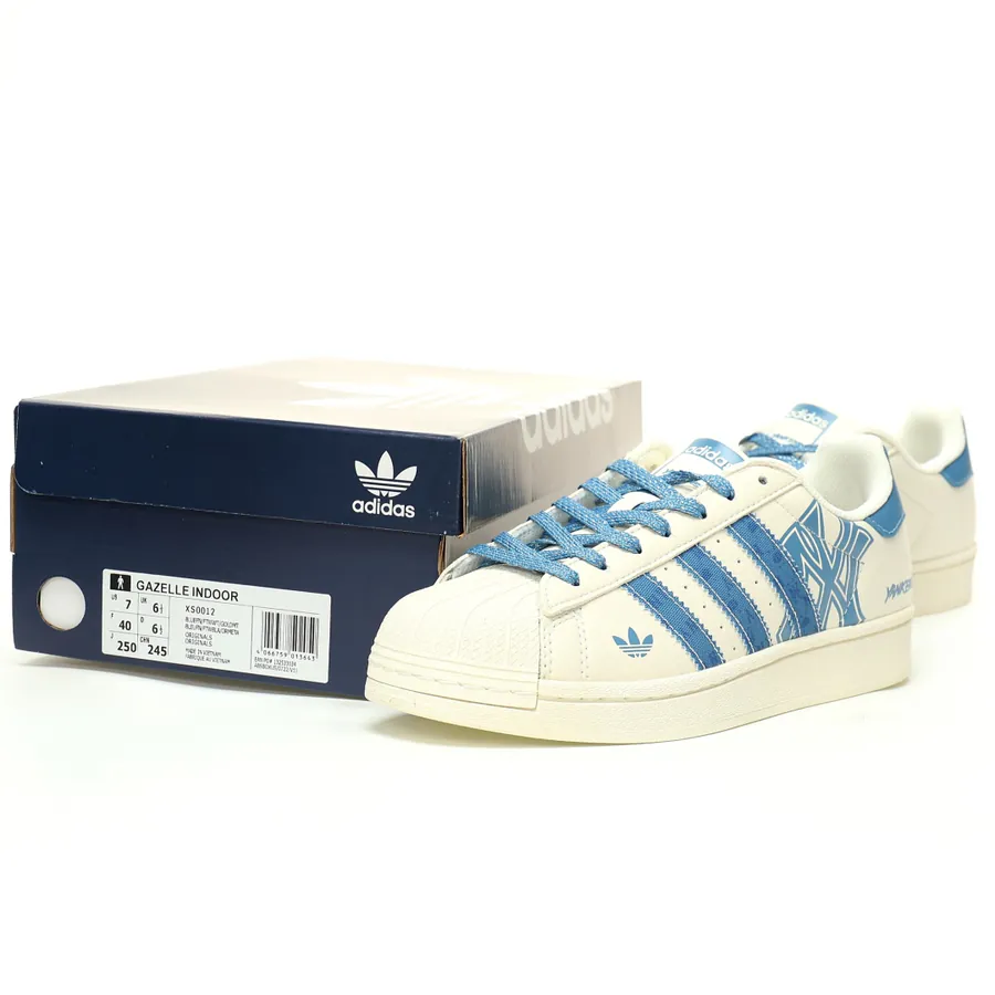 MLB x Adidas Originals Superstar NY Classic Shell Toe Low Top Sneaker