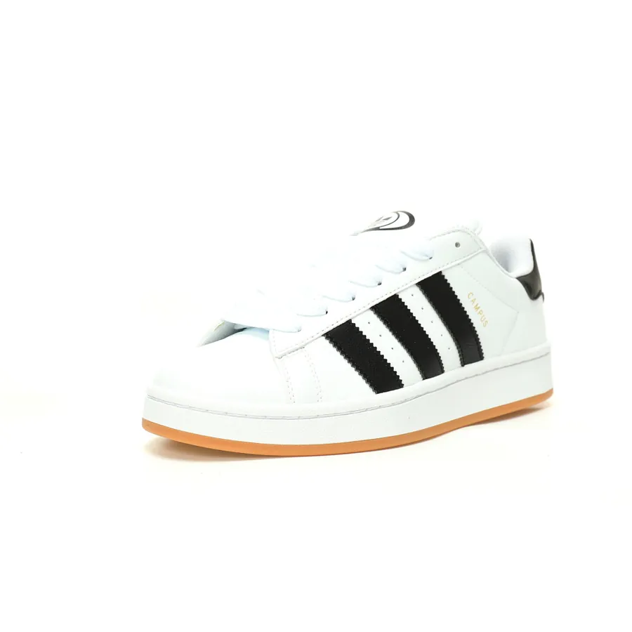 Originals Campus 00s Classic Retro Loafers with Leather and White Suede