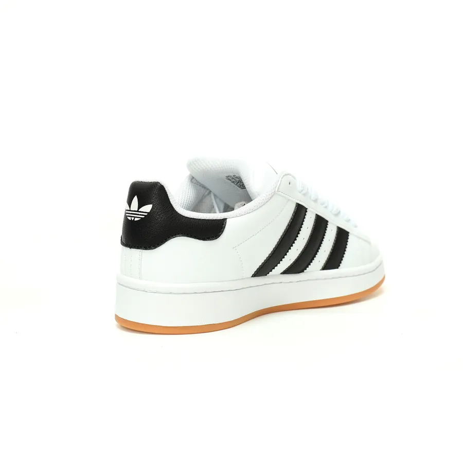 Originals Campus 00s Classic Retro Loafers with Leather and White Suede