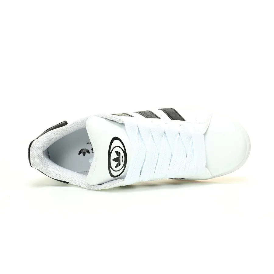 Originals Campus 00s Classic Retro Loafers with Leather and White Suede