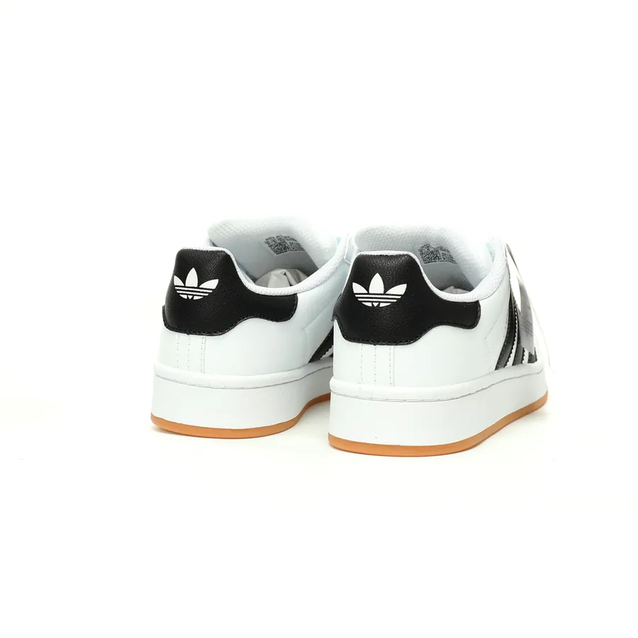 Originals Campus 00s Classic Retro Loafers with Leather and White Suede