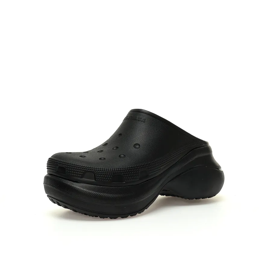 Cruise Platform Mule Sandals Black