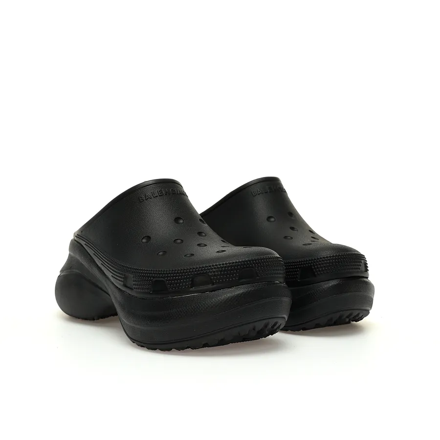 Cruise Platform Mule Sandals Black